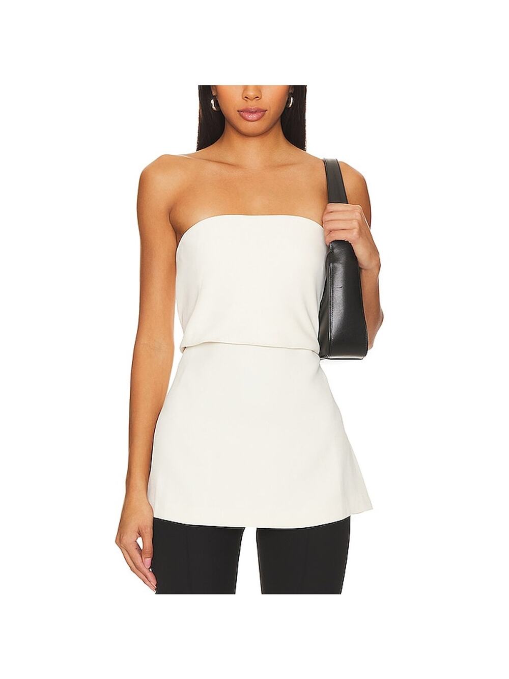 Rue Sophie Strapless Creme Coeur Top Size S